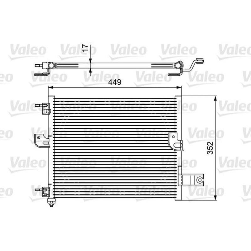 Valeo Air Conditioning Condenser 814422