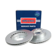 Borg & Beck Front Brake Discs & Pads fits Porsche Boxster 1996-2004 2.5 2.7
