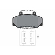 Textar Front Brake Pad Set 2123302
