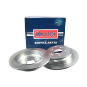 Borg & Beck Front & Rear Brake Discs & Pads fits Honda Cr-V IV 2012-2018 2.4