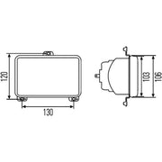 Hella Headlight Headlamp H4 Left fits Fendt Favorit 1997-2002