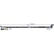Borg & Beck Brake Hydraulic Hose Line Front Left BBH9032