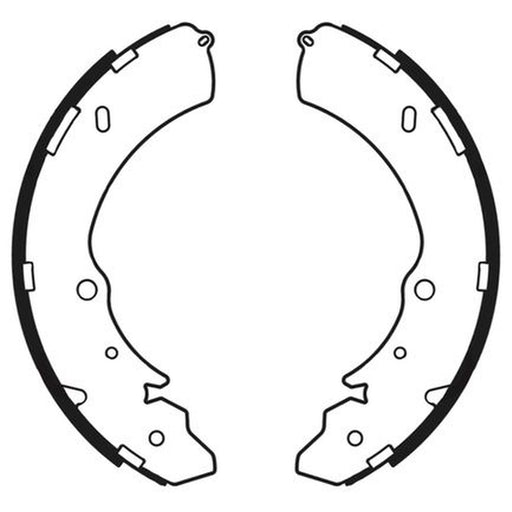 Abtex Brake Shoe Set Axle Kit fits Isuzu D-Max I Platform/Chassis 2007-2012 3.0