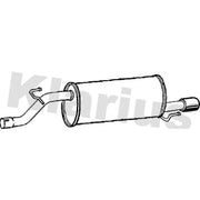 Klarius Box With Tail Pipe Rear fits Opel Corsa D 2006-2011 1.7