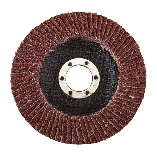Silverline Aluminium Oxide Flap Disc 115mm 40 Grit Silverline - Dynamic Drive