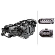 Hella Headlight Headlamp W5W Right fits Mercedes-Benz Cls 2004-2010