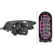 Hella Headlight Headlamp H8 Right 1LF 012 669-121