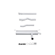 Hella End Silencer Rear fits Nissan Qashqai I 2006-2013 1.5 1.6 2.0