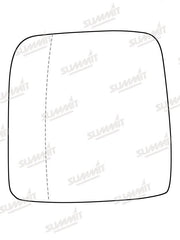 Summit Stick-On Commercial Mirror Glass fits Renault Trafic 16 On LHS Summit - Bars 4 Cars