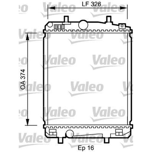 Valeo Engine Radiator 735070