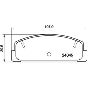 DON Front & Rear Pads fits Mazda 6 2007-2013 1.8 2.0 2.2 2.5