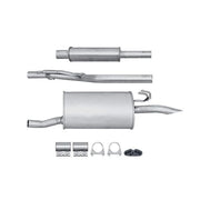 Hella End Silencer Rear fits Fiat Punto 1993-1999 1.1
