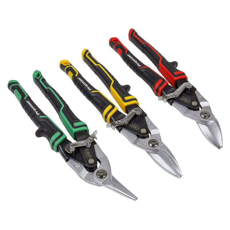 Sealey High Leverage Aviation Tin Snip Set 3pc AK69073 Sealey - Dynamic Drive