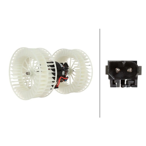 Hella Heater Blower Fan Front fits Mercedes-Benz Viano 2003 on