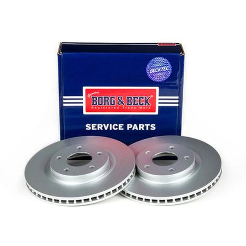 Borg & Beck Front & Rear Brake Discs & Pads fits Renault Koleos I 2008 on 2.0