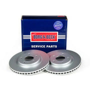 Borg & Beck Front & Rear Brake Discs & Pads fits Nissan Qashqai I 2007-2013