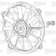 Valeo Engine Cooling Fan 696091