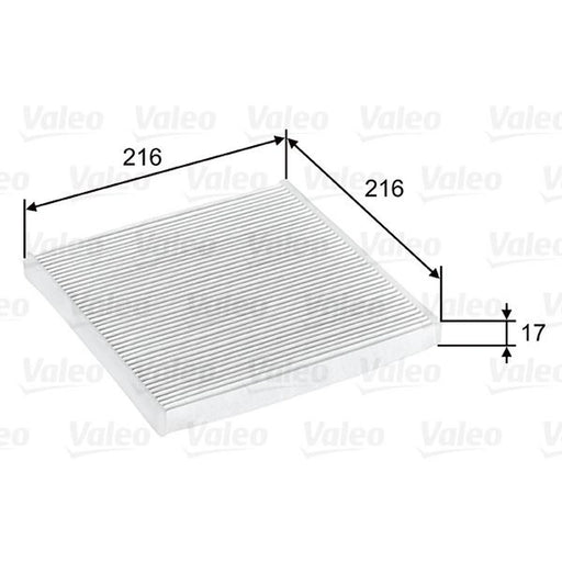 Valeo Cabin Air Filter (Pollen Filter) 698796