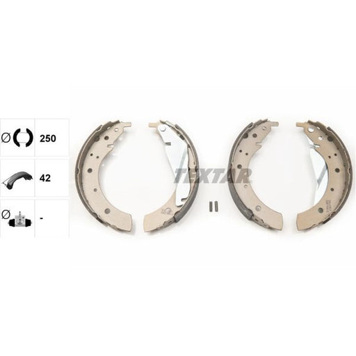 Textar Brake Shoe Set Axle Kit 91033500