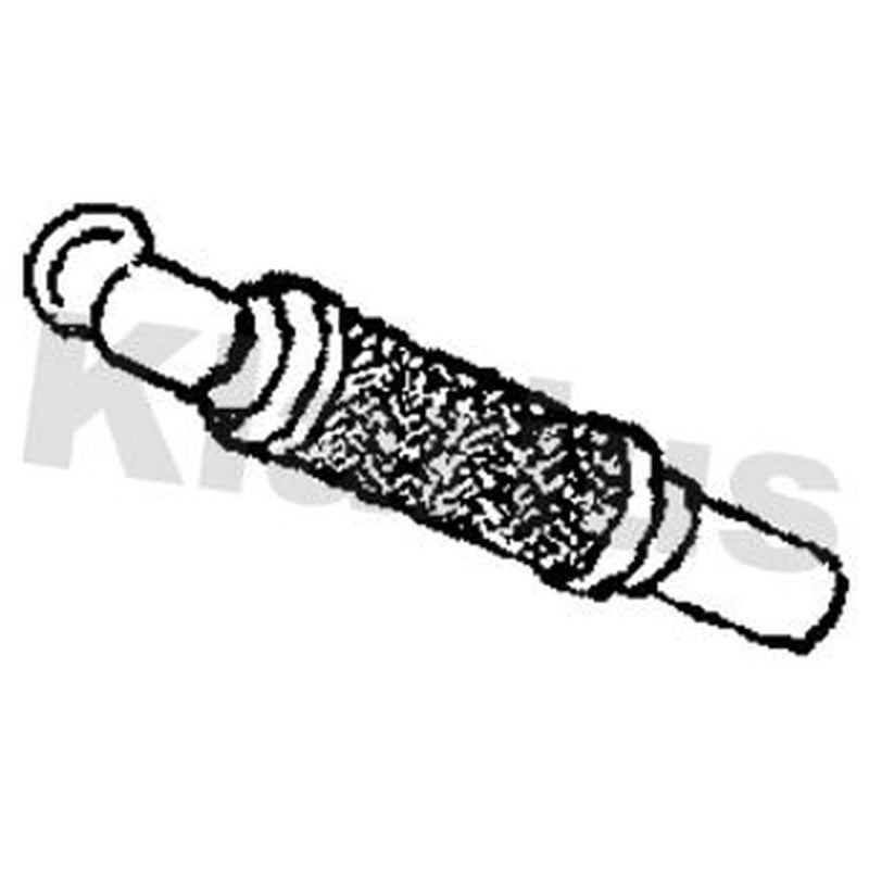 Klarius Exhaust Pipe OD fits VW Multivan 2003-2009 1.9