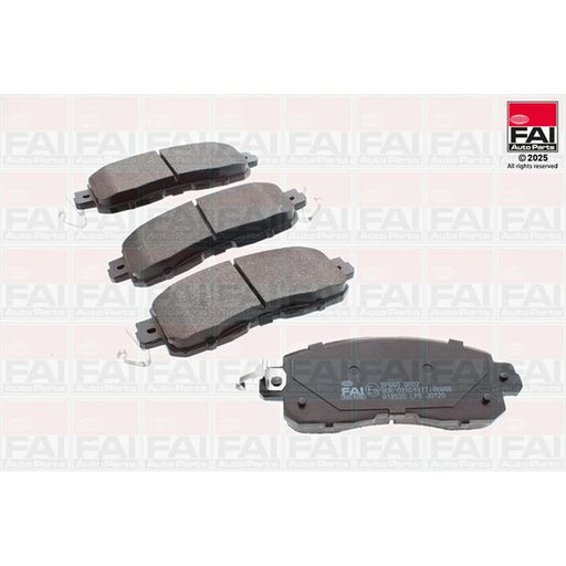 FAI Front Brake Pad Set fits Nissan Leaf 2010-2017