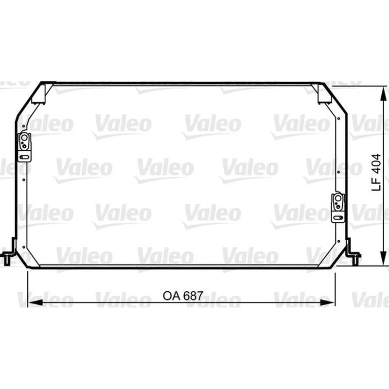 Valeo Air Conditioning Condenser 814282