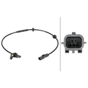 Hella ABS Wheel Speed Sensor Rear Right 6PU 012 806-871