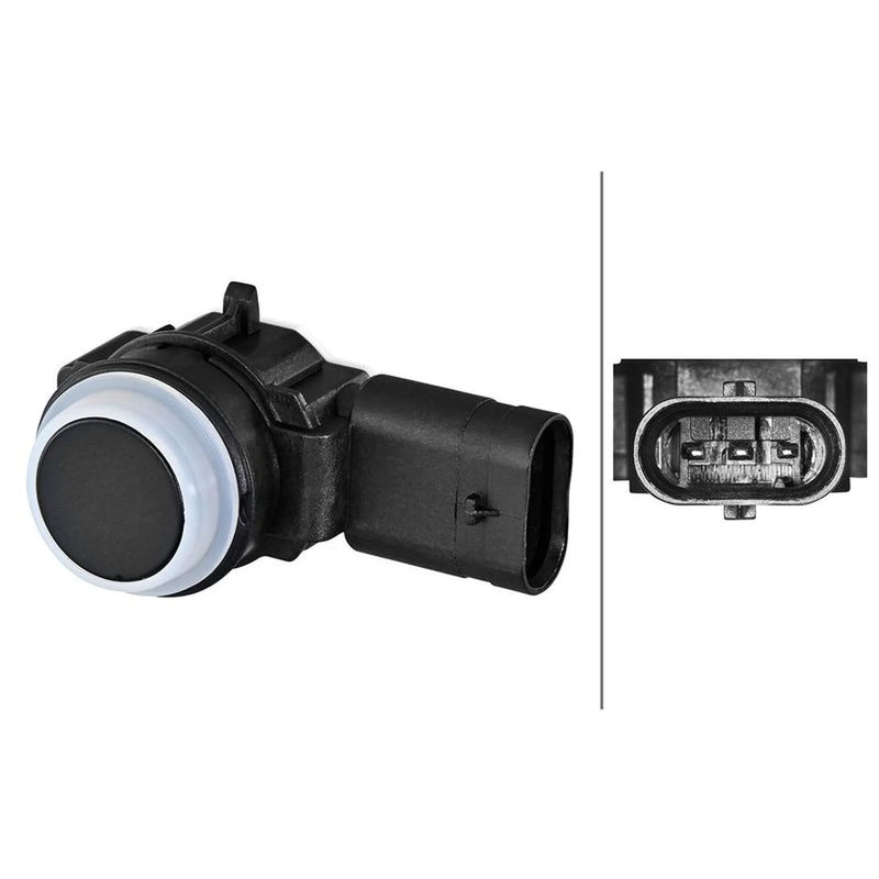 Hella Parking Sensor (PDC) Rear fits Skoda Kodiaq I 2016-2021 1.4 1.5 2.0