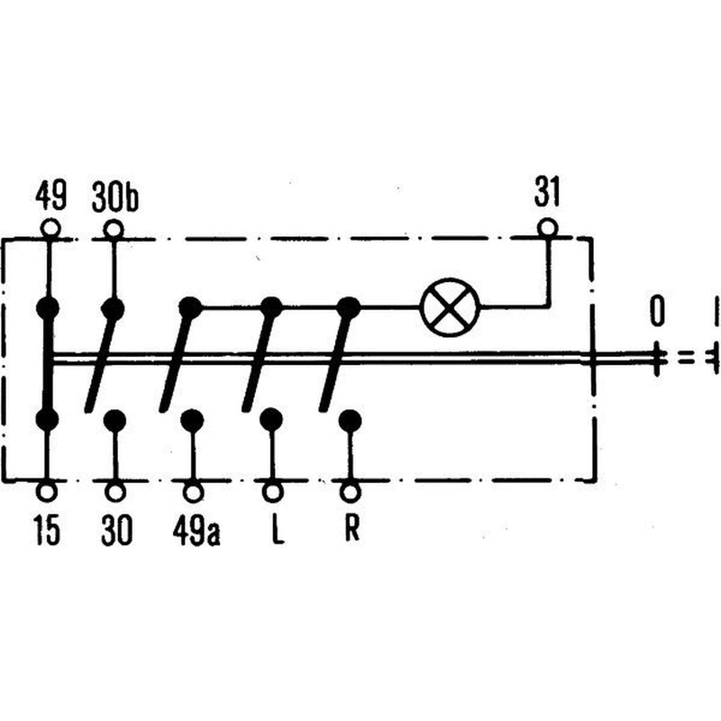 Hella Hazard Warning Light Switch Connectors
