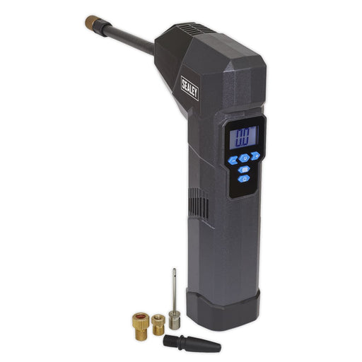 Sealey Compact Rechargeable Tyre Inflator & Power Bank with Worklight CTI120 Sealey - Dynamic Drive