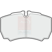Apec Black Rear Brake Pad Set fits Ford Transit 2006-2014 2.2 2.3 2.4 3.2