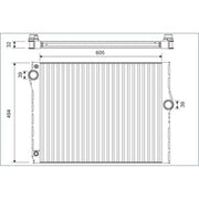 Valeo Engine Radiator 701172