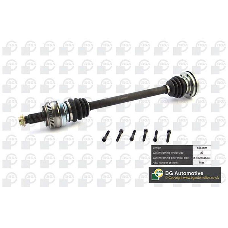 BGA CV Drive Shaft Driveshaft Rear Left fits BMW 3 1990-2007