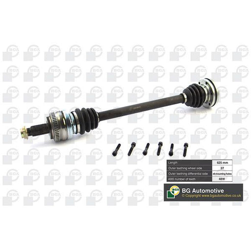 BGA CV Drive Shaft Driveshaft Rear Left fits BMW 3 1990-2007