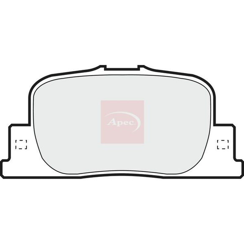 Apec Rear Brake Pad Set fits Toyota Opa 2000-2005 1.8 2.0