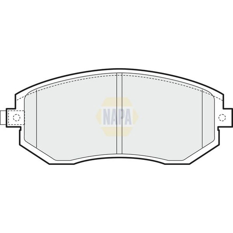NAPA Front Brake Pad Set fits Subaru Impreza 2008-2011 1.5 2.5