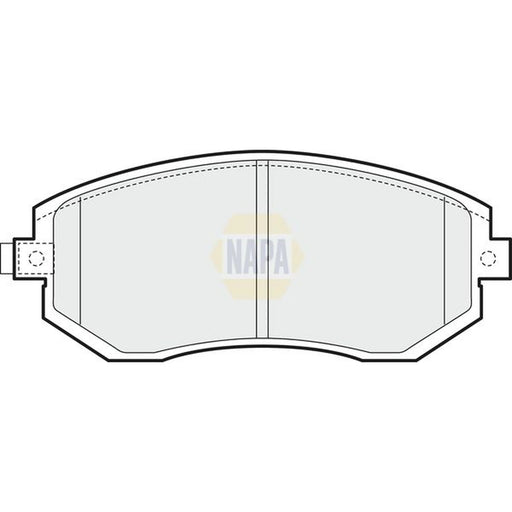 NAPA Front Brake Pad Set NBP1743