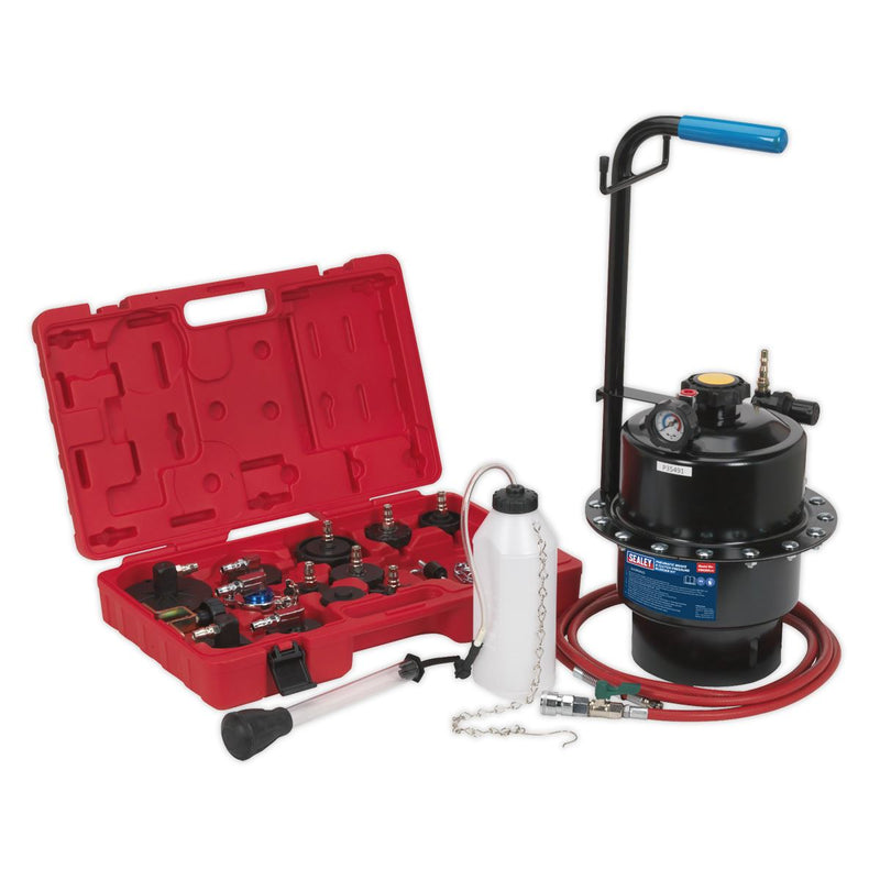 Sealey Pneumatic Brake & Clutch Pressure Bleeder Kit VS0204 Sealey - Dynamic Drive