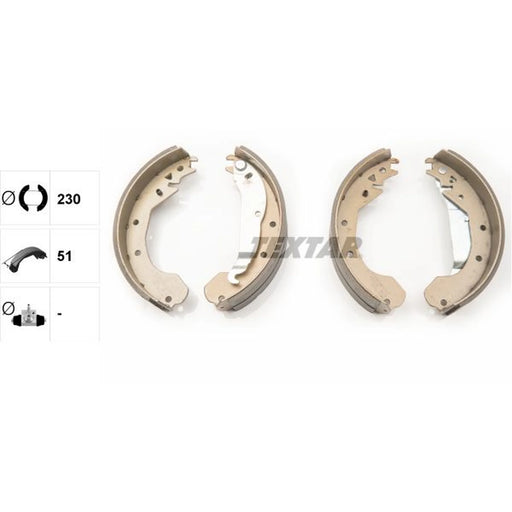 Textar Brake Shoe Set Axle Kit 91033200