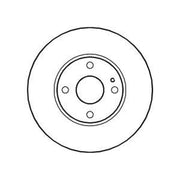 Abtex 2 x Vented Brake Discs fits Mazda MX-5 1993-2005 1.6 1.8
