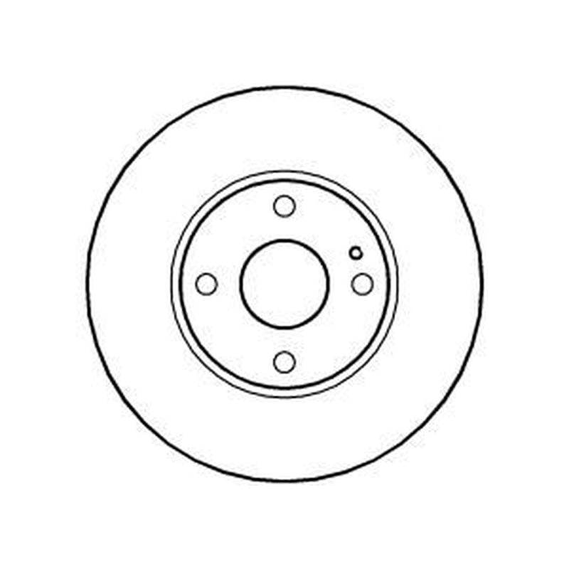 Abtex 2 x Vented Brake Discs fits Mazda MX-5 1993-2005 1.6 1.8