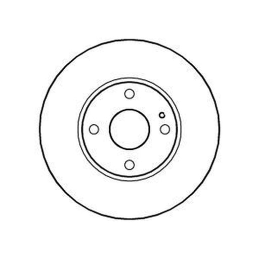 Abtex 2 x Vented Brake Discs fits Mazda MX-5 1993-2005 1.6 1.8