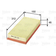 Valeo Engine Air Filter 585215
