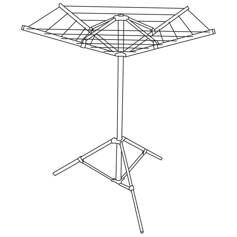 4 Arm Rotary Airer Stand 4505 Quest - Dynamic Drive