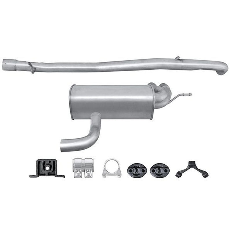 Hella End Silencer Rear fits VW Tiguan 2007-2018 2.0