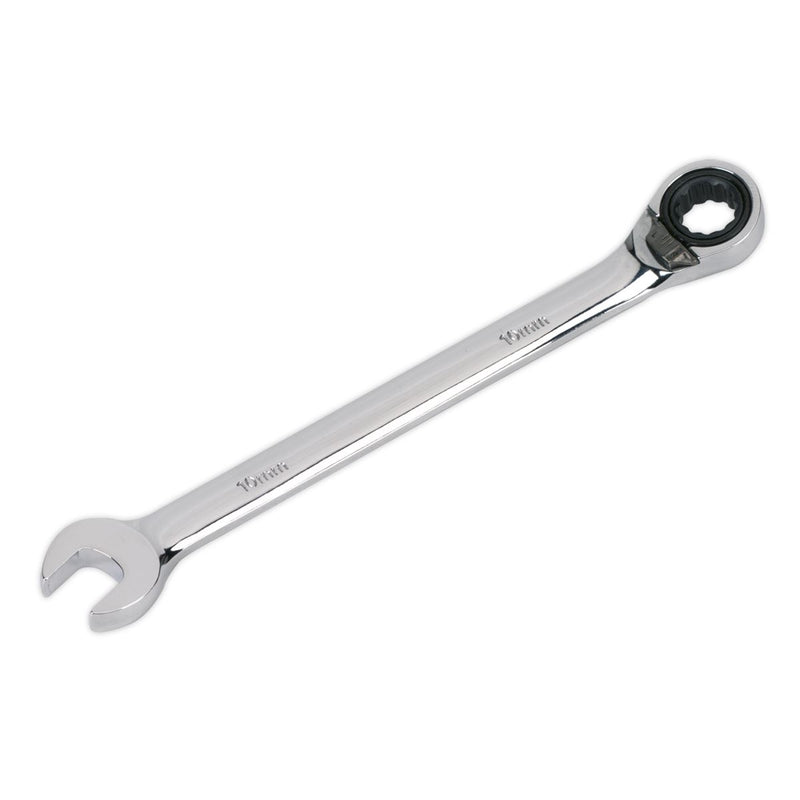 Sealey Reversible Ratchet Combination Spanner 10mm RRCW10 Sealey - Dynamic Drive