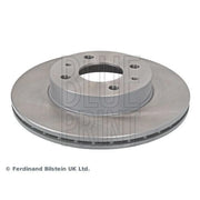 Blue Print 2 x Vented Front Brake Discs ADN14373-x2