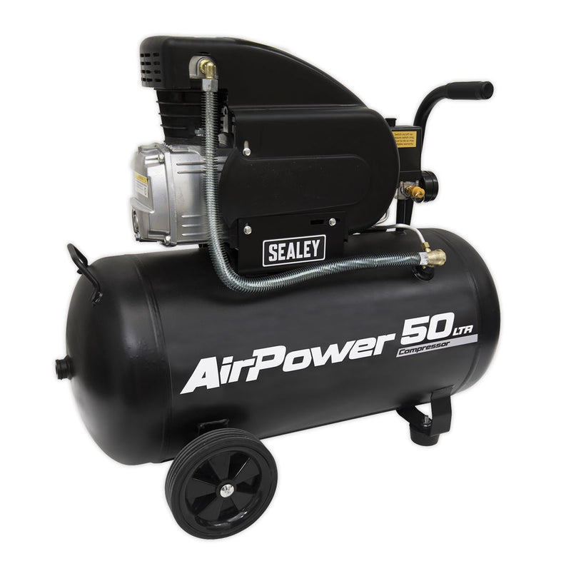 Sealey Air Compressor 50L Direct Drive 2hp SAC5020A Sealey - Dynamic Drive