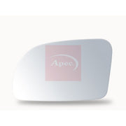 Apec Exterior Wing Mirror Glass Left fits VW New Beetle 1998-2010