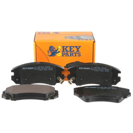 Key Parts 4 x Front Brake Pad Set fits Hyundai Coupe II 2001-2009 2.7
